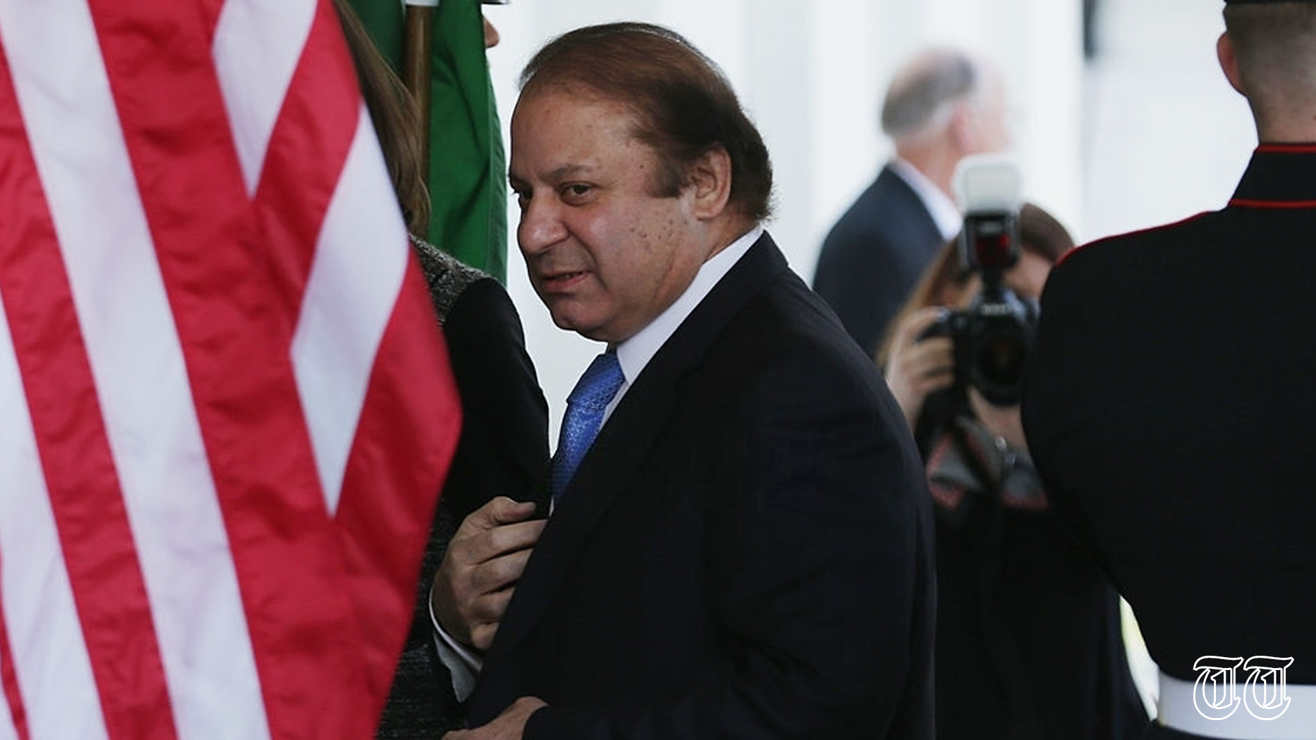 A file photo is shown of PML(N) chief Nawaz Sharif.