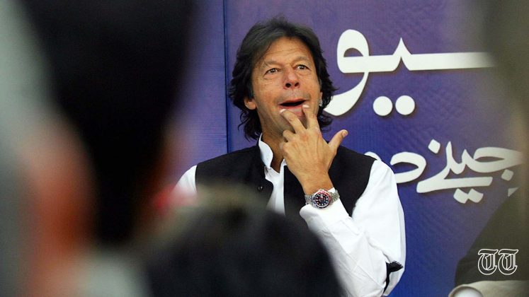 A file photo is shown of PTI chairman Imran Khan.
