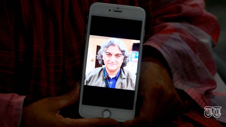 A file photo is shown of journalist Matiullah Jan.