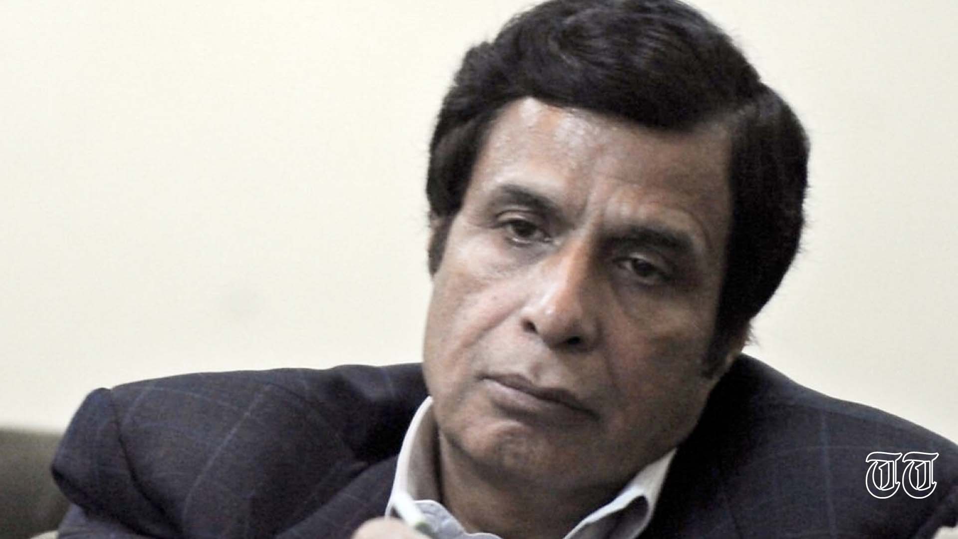 A file photo of outgoing CM Punjab Pervez Elahi is pictured.