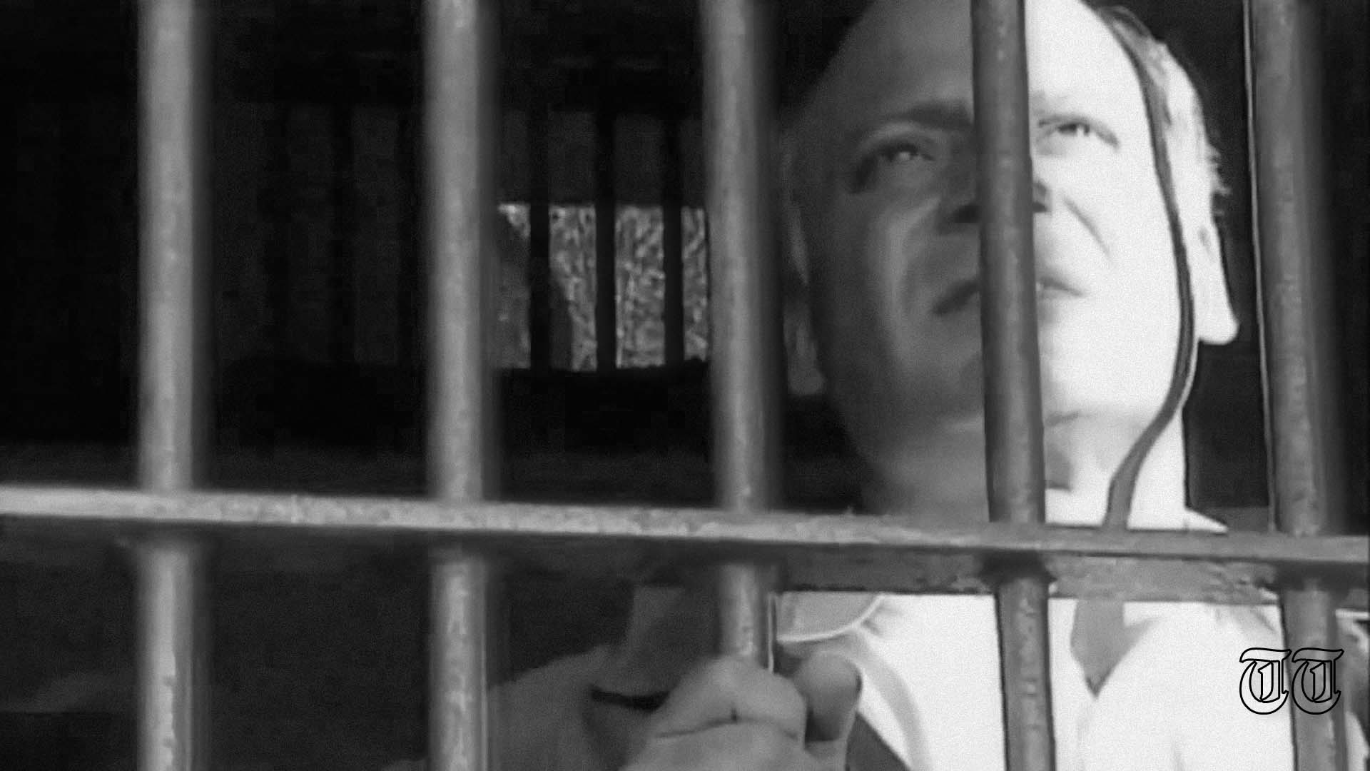 A file photo is shown of PML(N) chief Nawaz Sharif at Attock Jail in 1999.