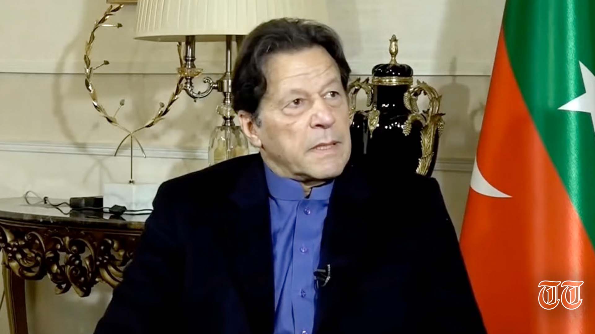 A file photo is shown of PTI president Imran Khan. — HUM News