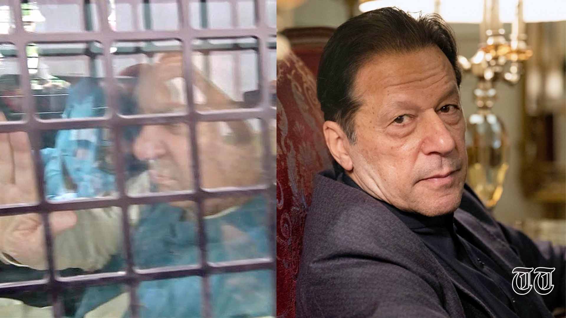 A file photo is shown of PML(N) chief Nawaz Sharif and PTI president Imran Khan.