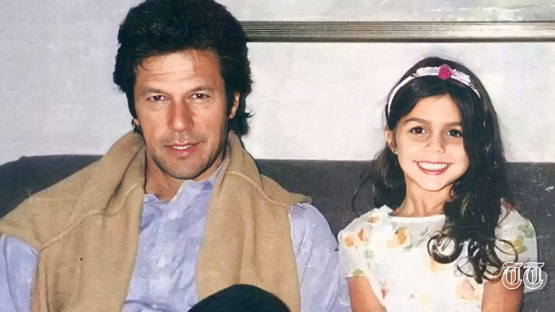 A file photo is shown of PTI president Imran Khan alongside Tyrian White.