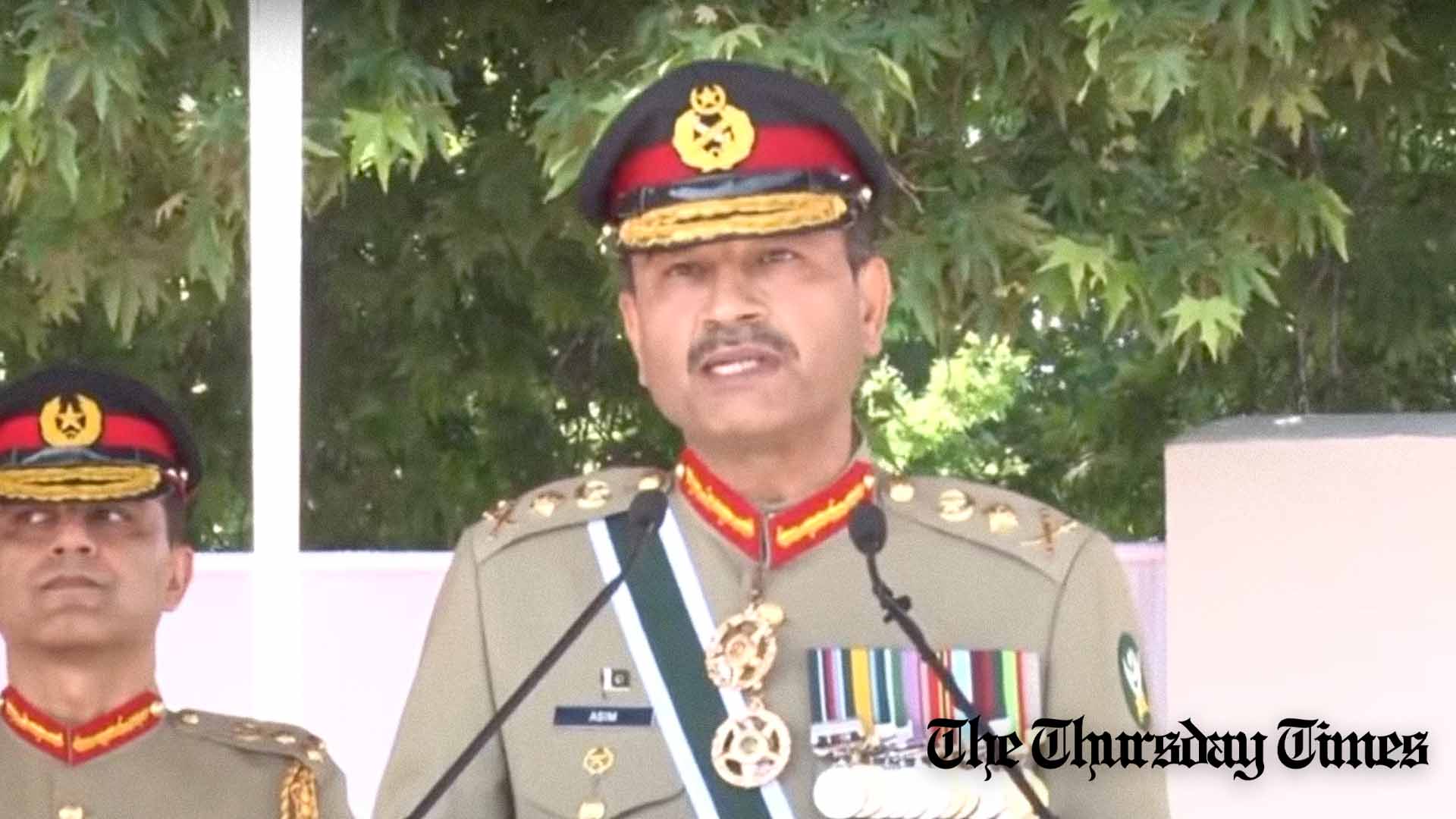 A file photo is shown of COAS General Asim Munir at Kakul. — FILE/THE THURSDAY TIMES