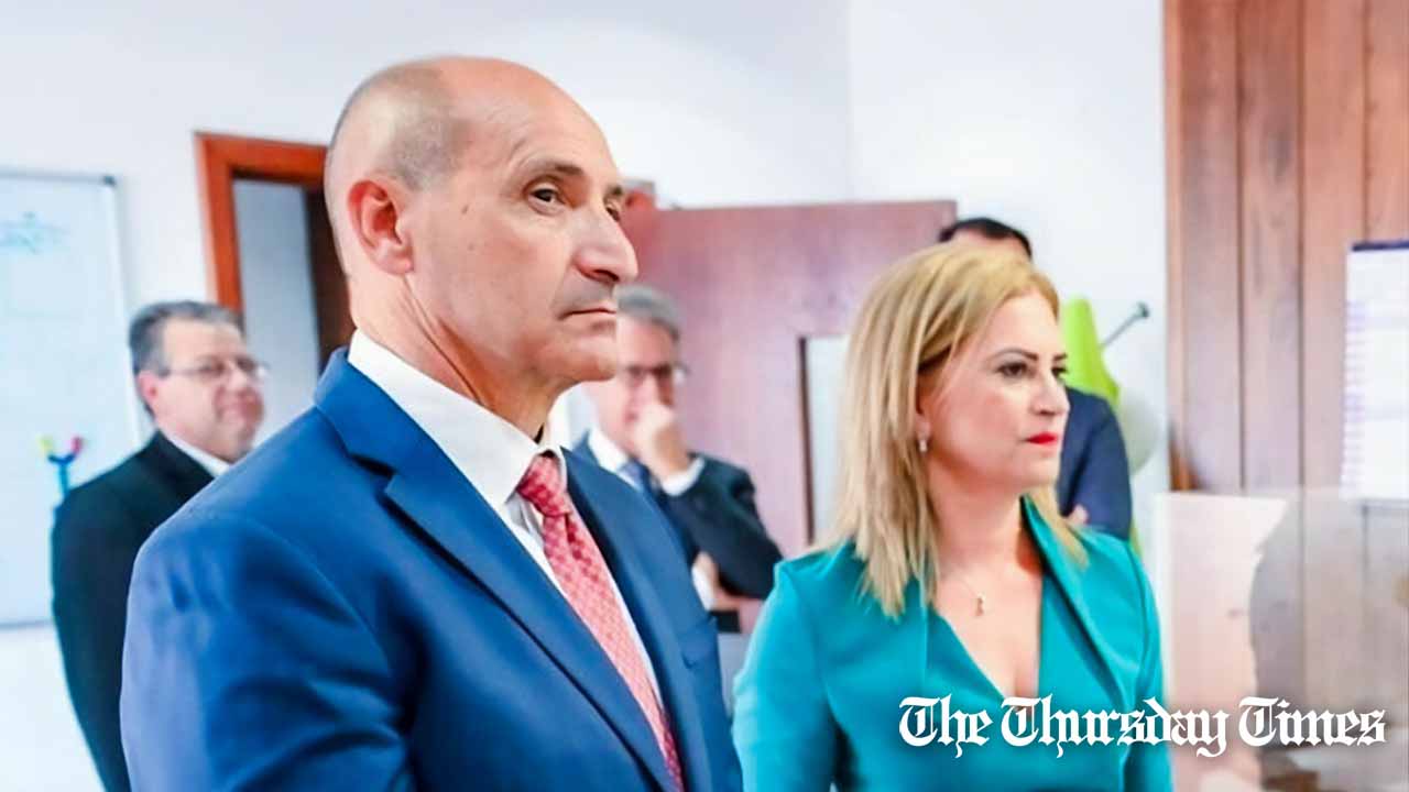 Former Maltese health minister, Chris Fearne with his chief aide, Carmen Ciantar. — FILE/THE THURSDAY TIMES