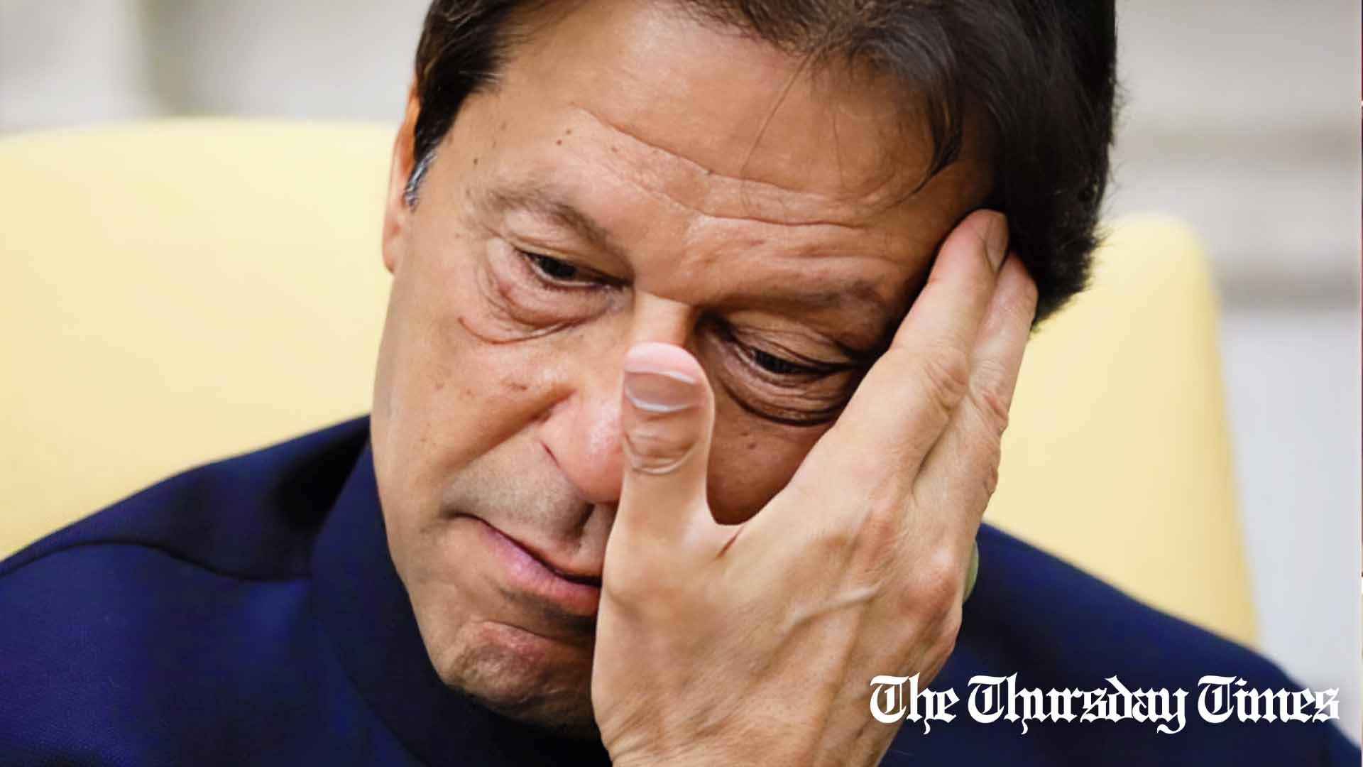 A file photo is shown of PTI chairman Imran Khan at Washington, D.C. in July 2019. — FILE/THE THURSDAY TIMES