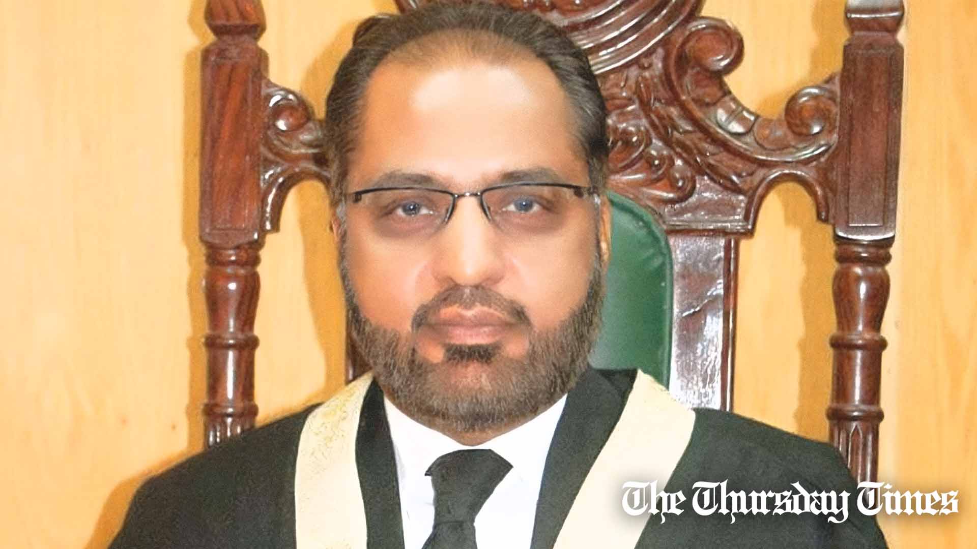 A file photo is shown of former Senior Justice of the Islamabad High Court Shaukat Aziz Siddiqui. — FILE/THE THURSDAY TIMES
