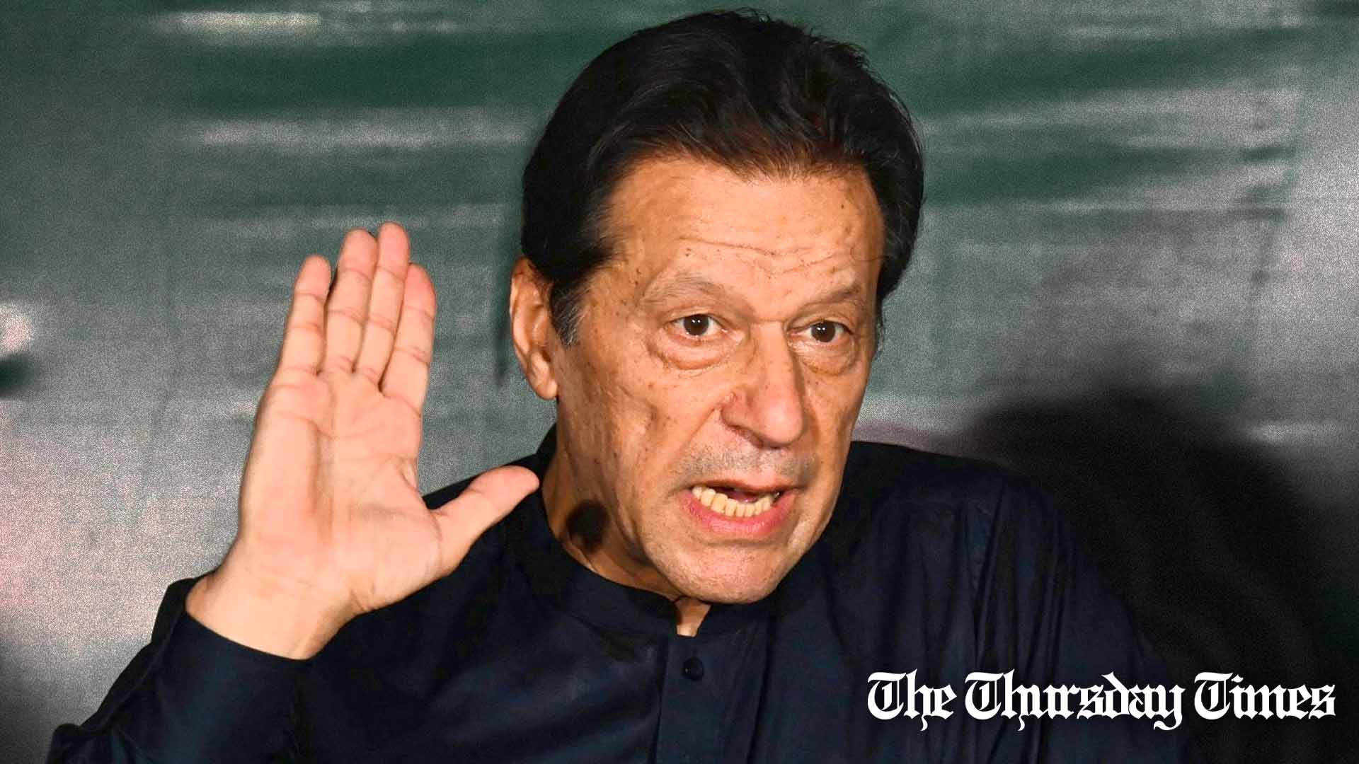 PTI chairman Imran Khan addresses a press conference at Zaman Park. — FILE/THE THURSDAY TIMES