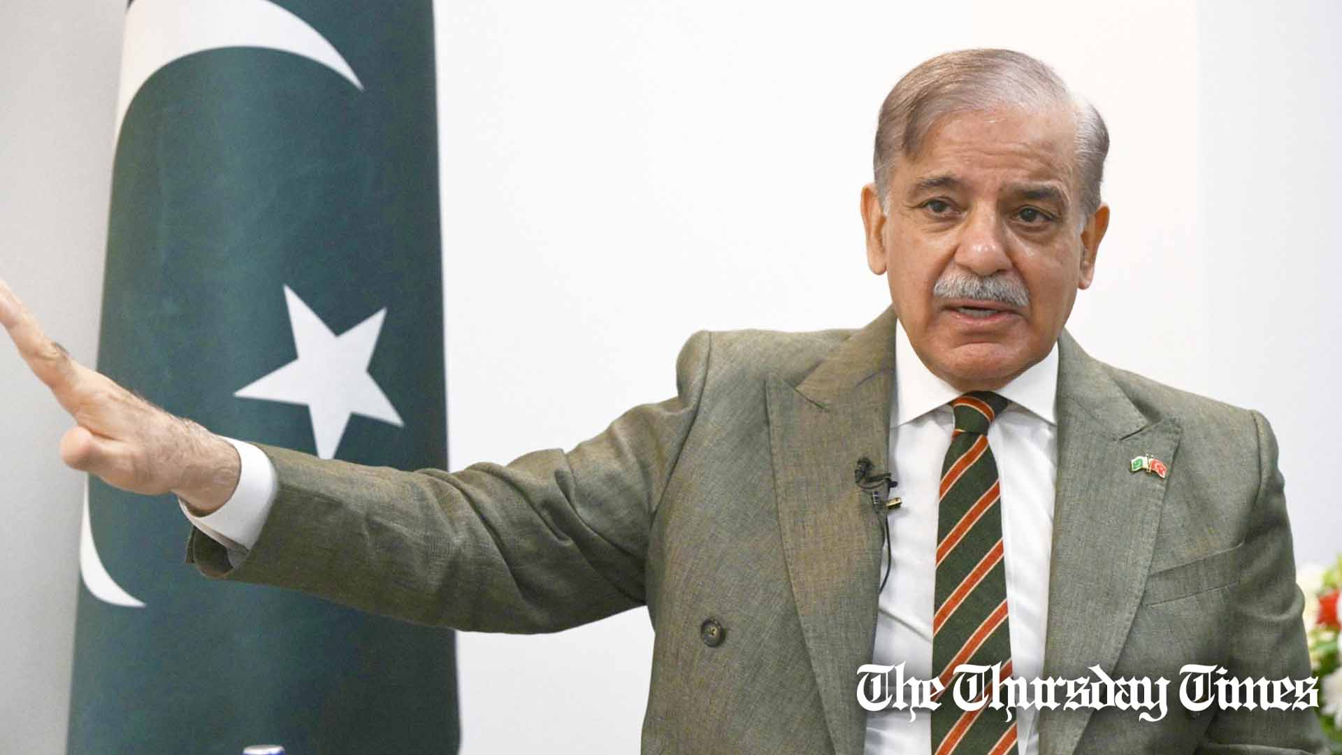 A file photo is shown of former primer minister and PML(N) chair Shehbaz Sharif. — FILE/THE THURSDAY TIMES