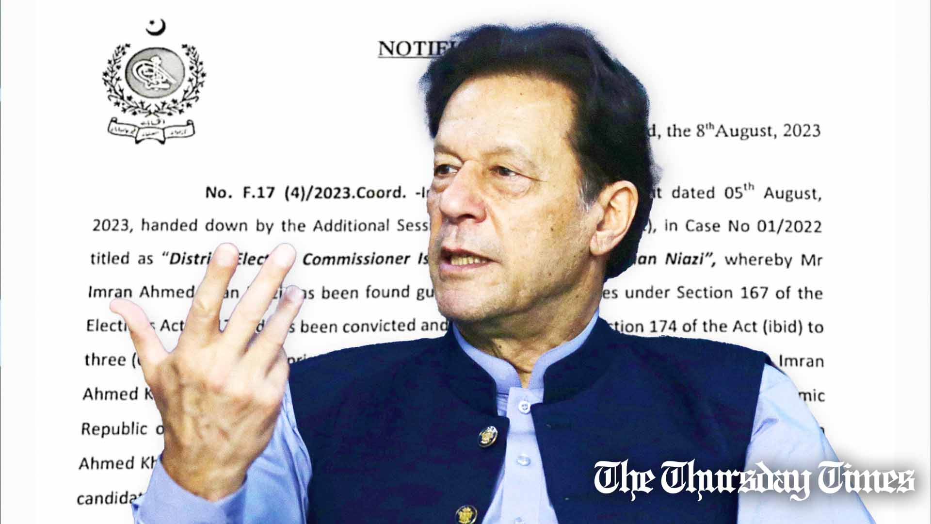 A file photo is shown of PTI chairman Imran Khan at his Zaman Park residence. — FILE/THE THURSDAY TIMES