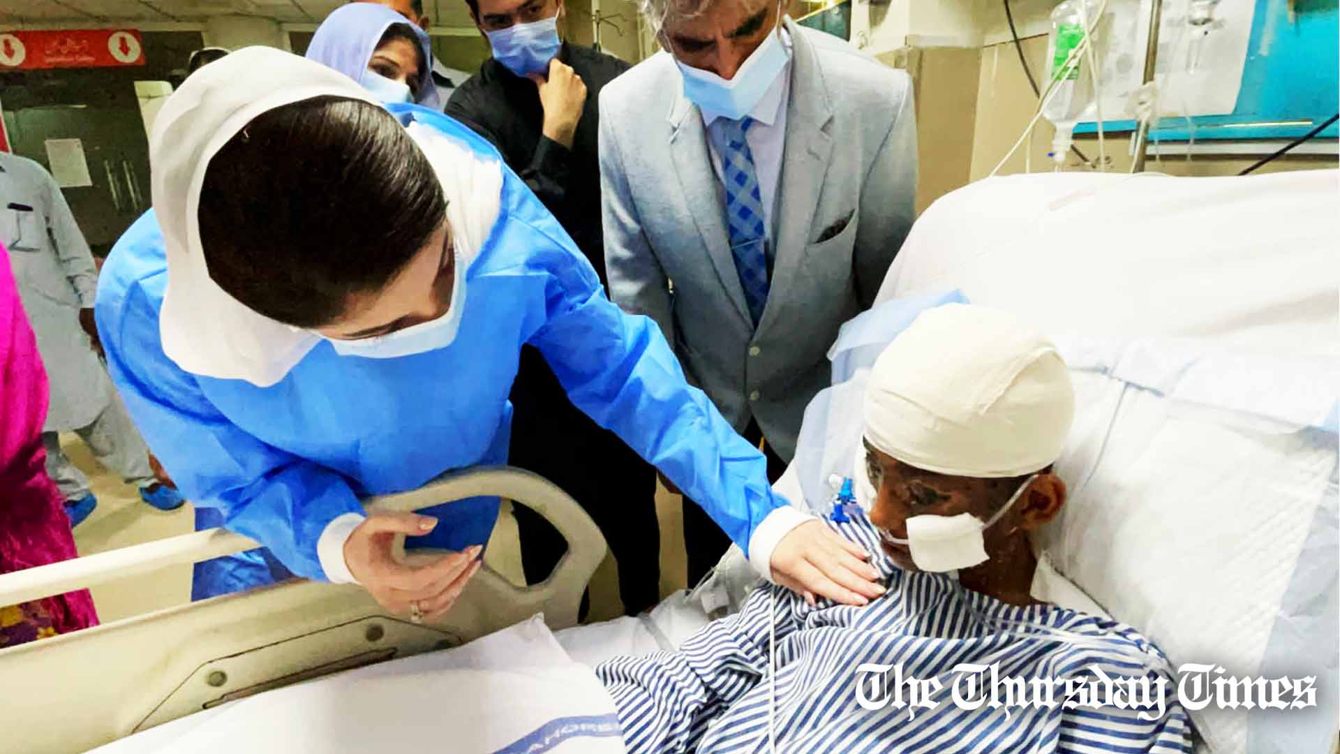 A file photo is shown of PML(N) senior vice president Maryam Nawaz alongside Rizwana. — FILE/THE THURSDAY TIMES