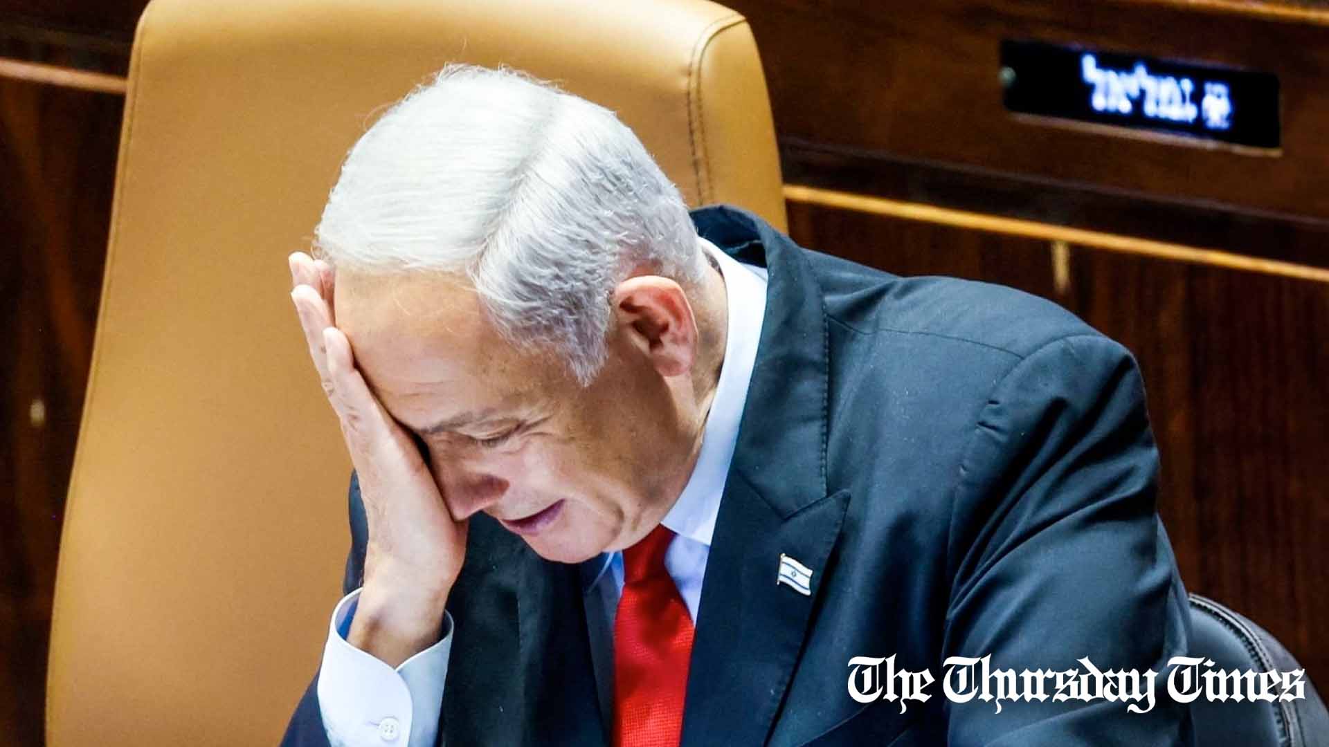 Israeli prime minister Benjamin Netanyahu attends a parliamentary session in Jerusalem on May 23, 2023. — FILE/THE THURSDAY TIMES