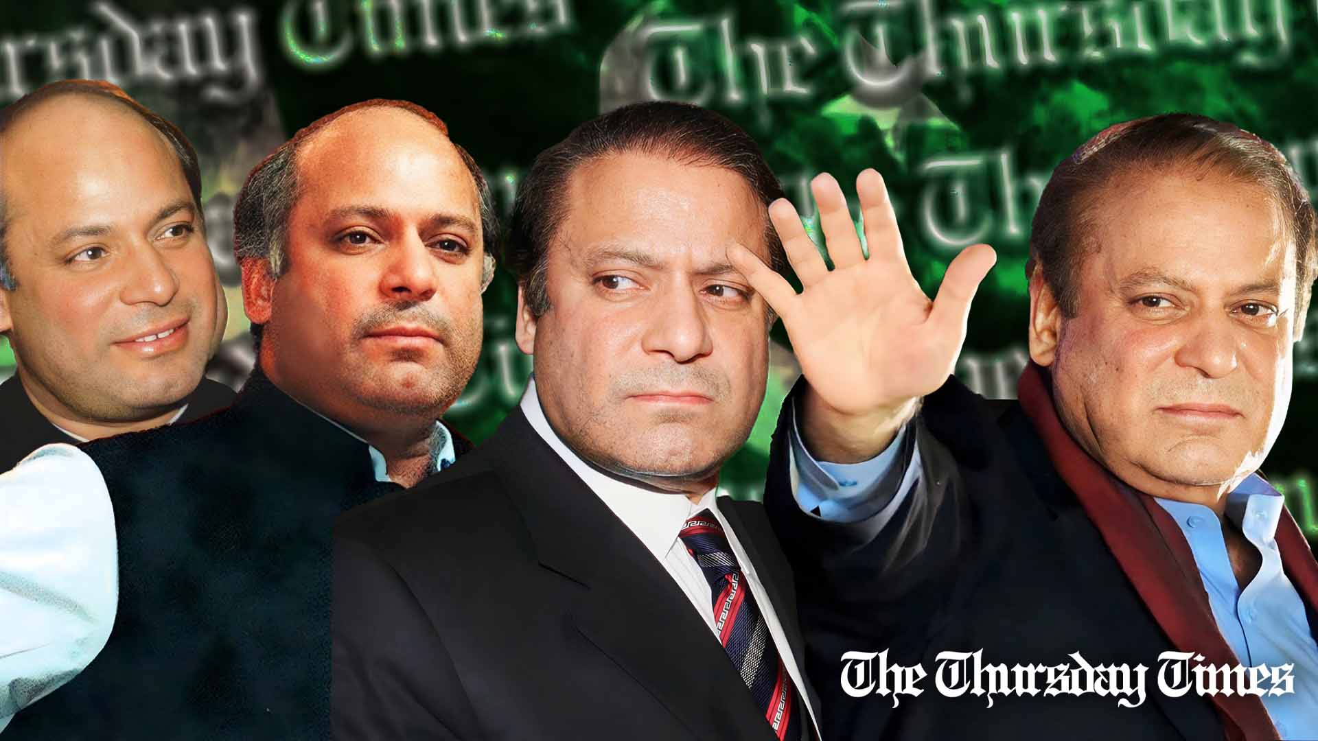 A combined file photo is shown of former prime minister Nawaz Sharif over the years. — FILE/THE THURSDAY TIMES