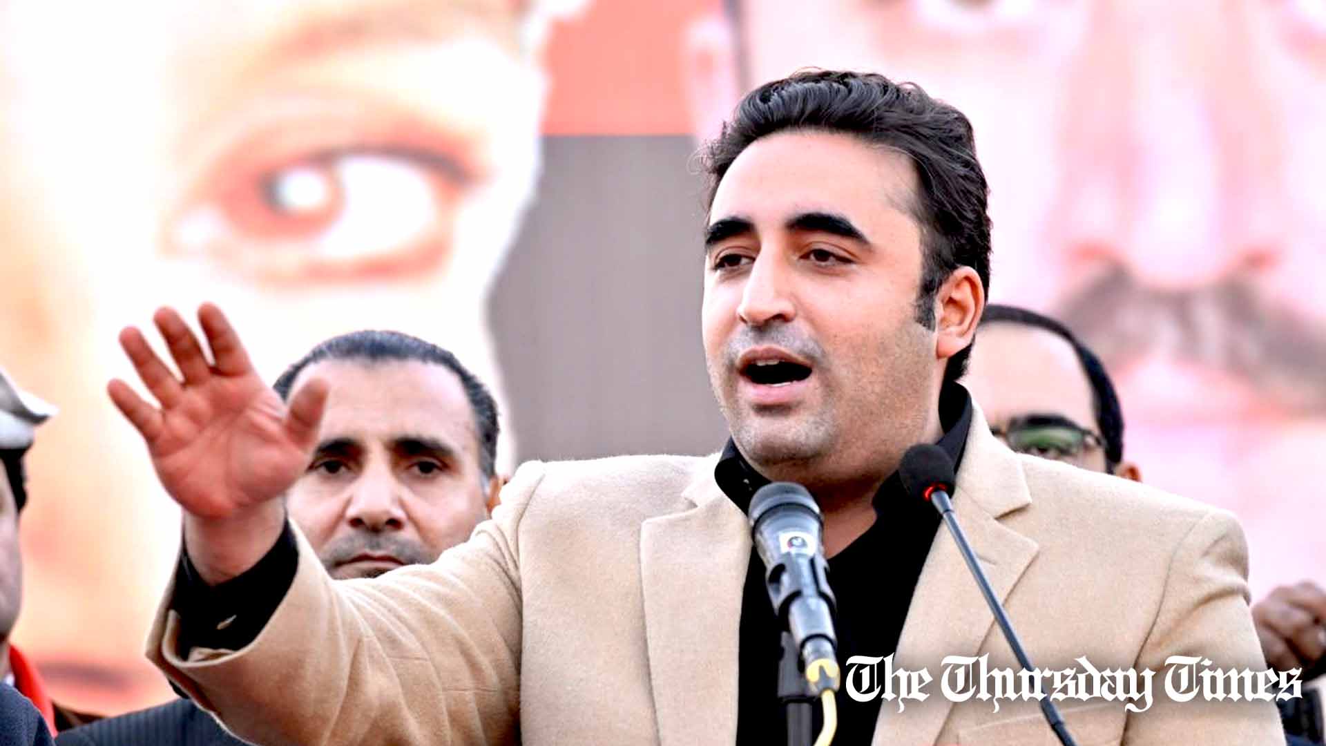 A file photo is shown of PPP chair and former Pakistani foreign minister Bilawal Bhutto-Zardari at Nowshera on November 20, 2013. — FILE/THE THURSDAY TIMES