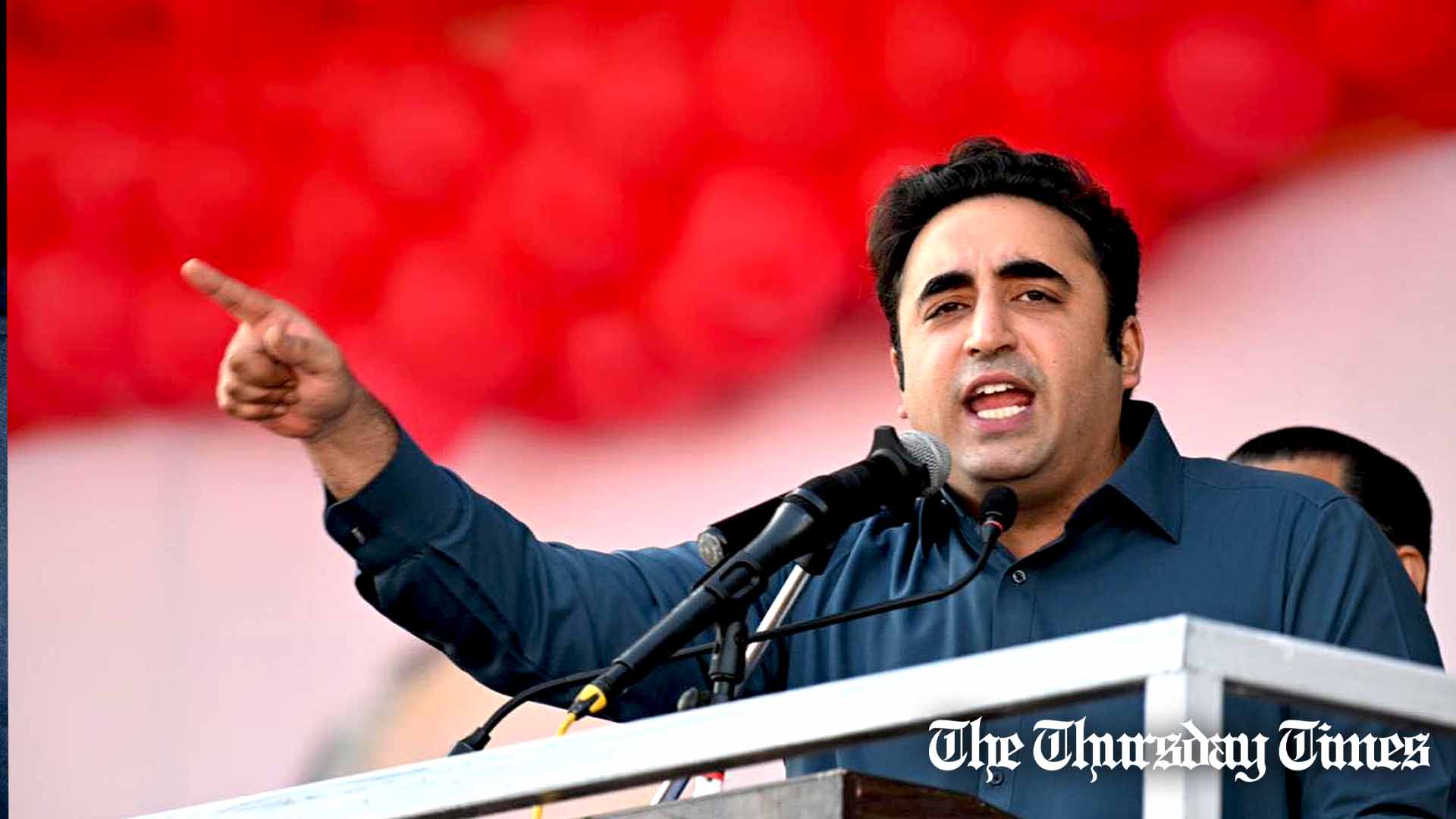 A file photo is shown of PPP chair and former Pakistani foreign minister Bilawal Bhutto-Zardari at Quetta on November 30, 2013. — FILE/THE THURSDAY TIMES
