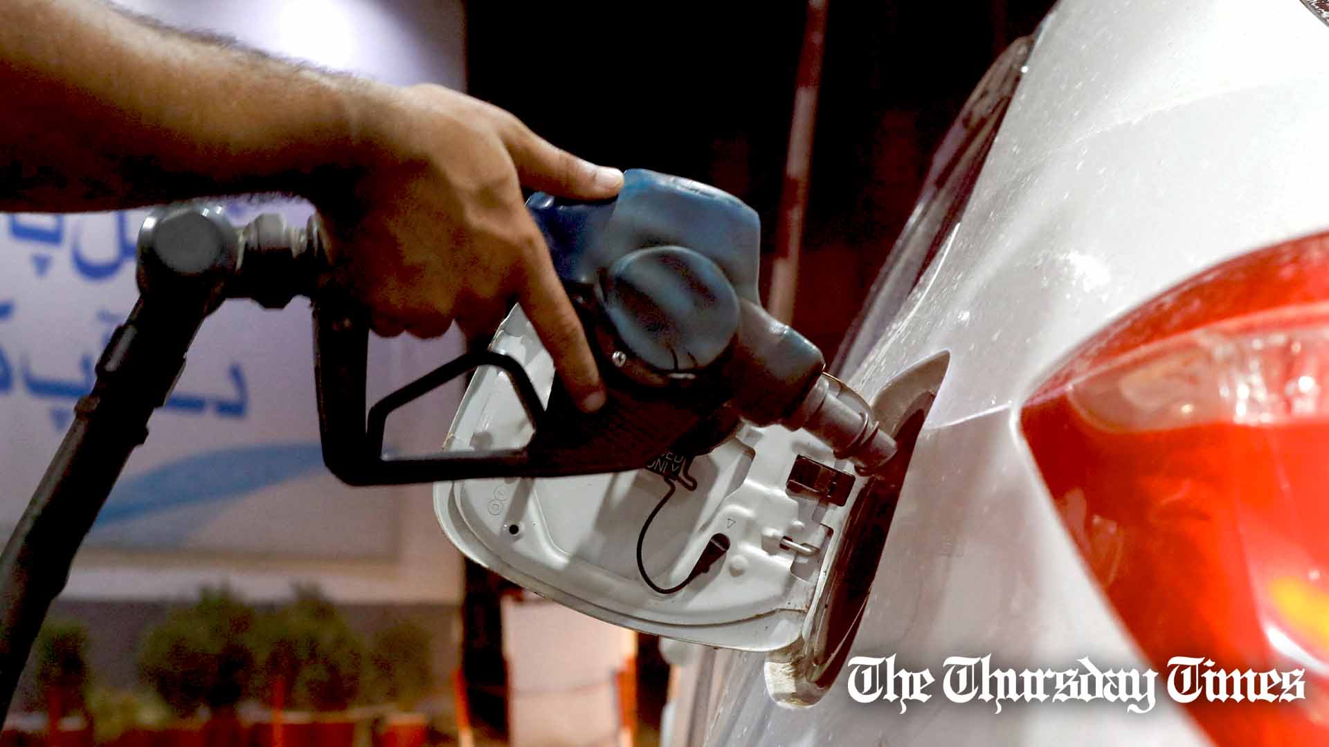 A file photo is shown of petrol being pumped into a vehicle. — FILE/THE THURSDAY TIMES