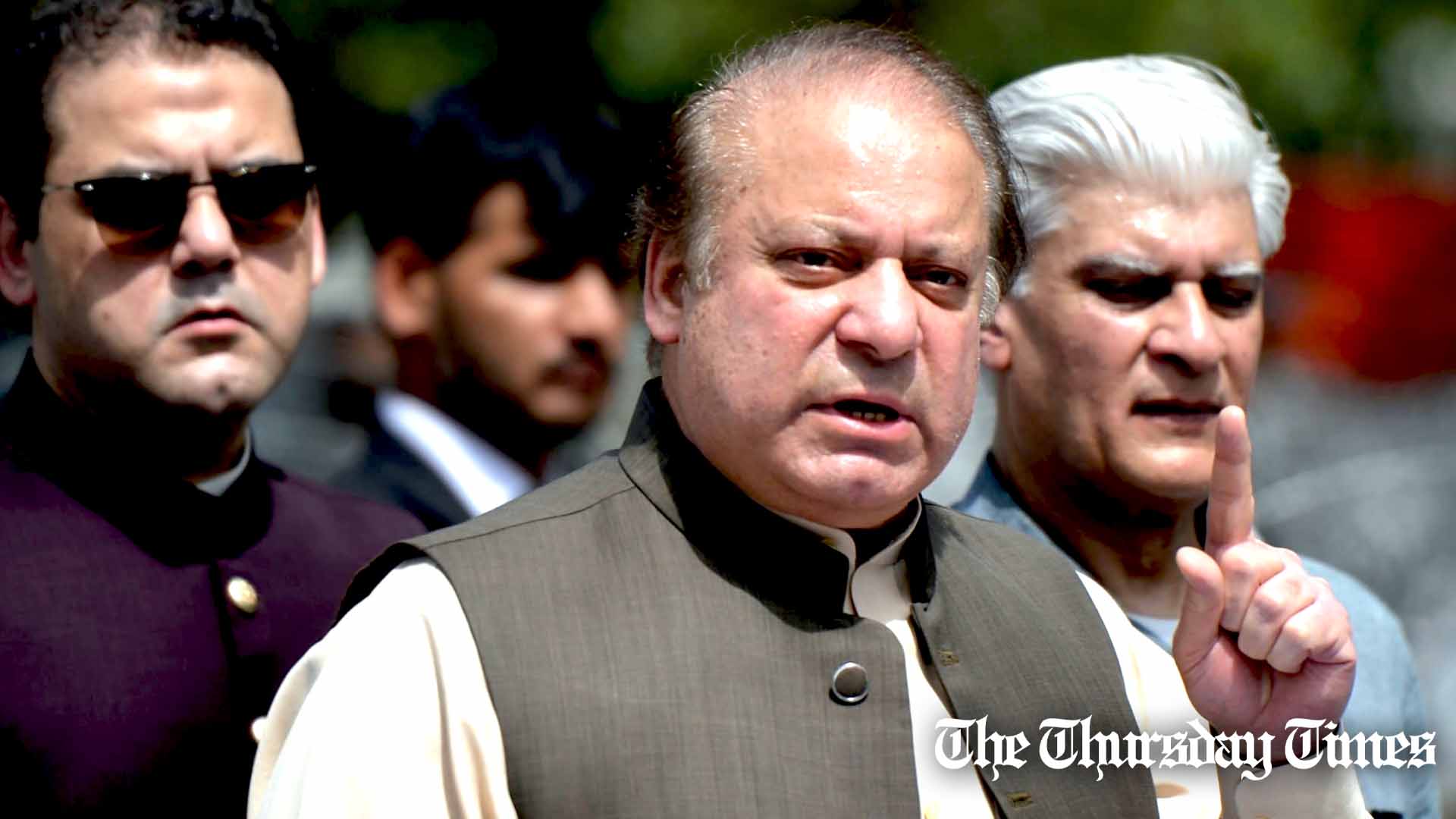 A file photo is shown of PML(N) supremo Nawaz Sharif. — FILE/THE THURSDAY TIMES