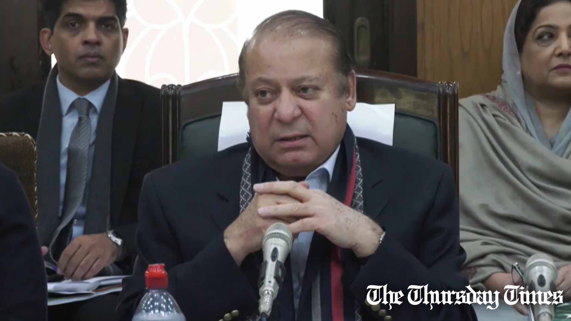 A file photo is shown of PML(N) supremo Nawaz Sharif at Lahore on December 19, 2023. — FILE/THE THURSDAY TIMES