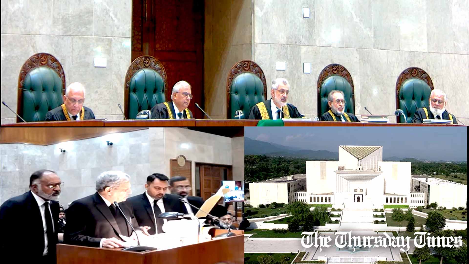 A file photo is shown of Supreme Court of Pakistan proceedings during Shaukat Aziz Siddiqui case. — FILE/THE THURSDAY TIMES