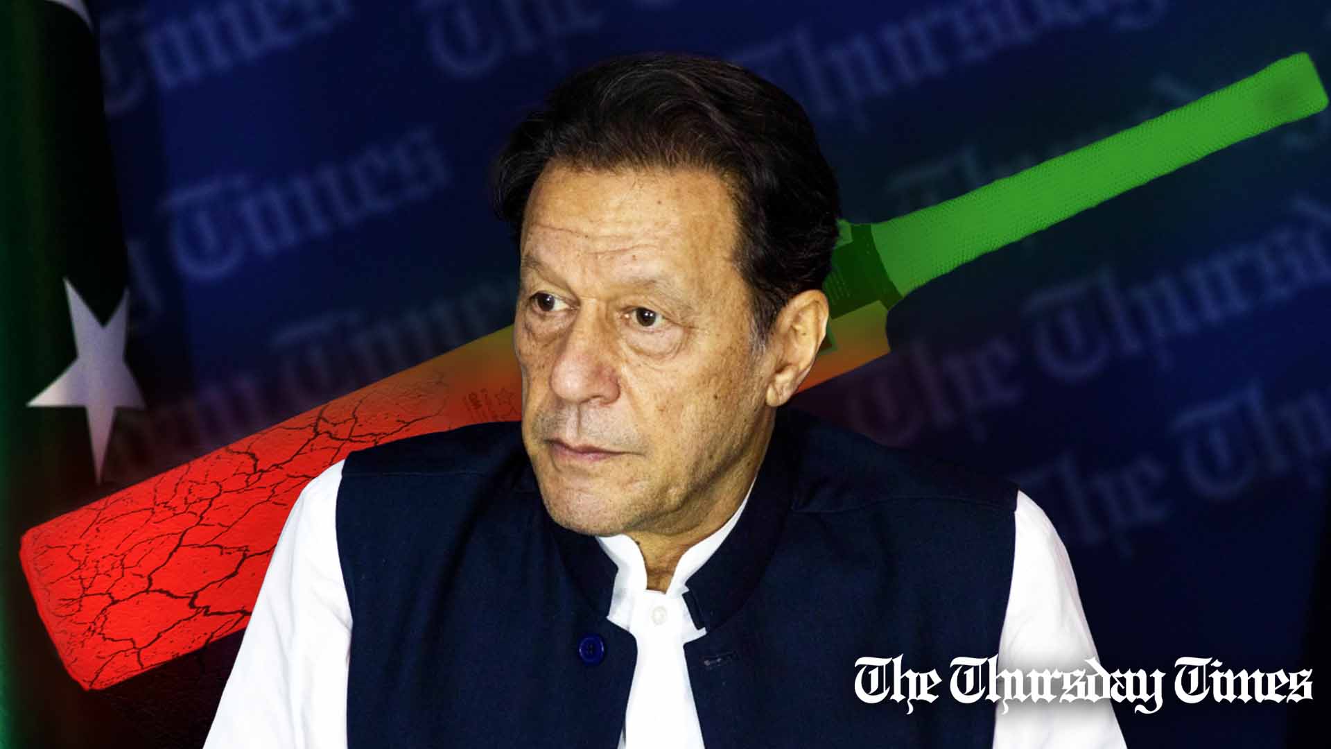 A file photo is shown of incarcerated former prime minister Imran Khan in 2022. — FILE/THE THURSDAY TIMES