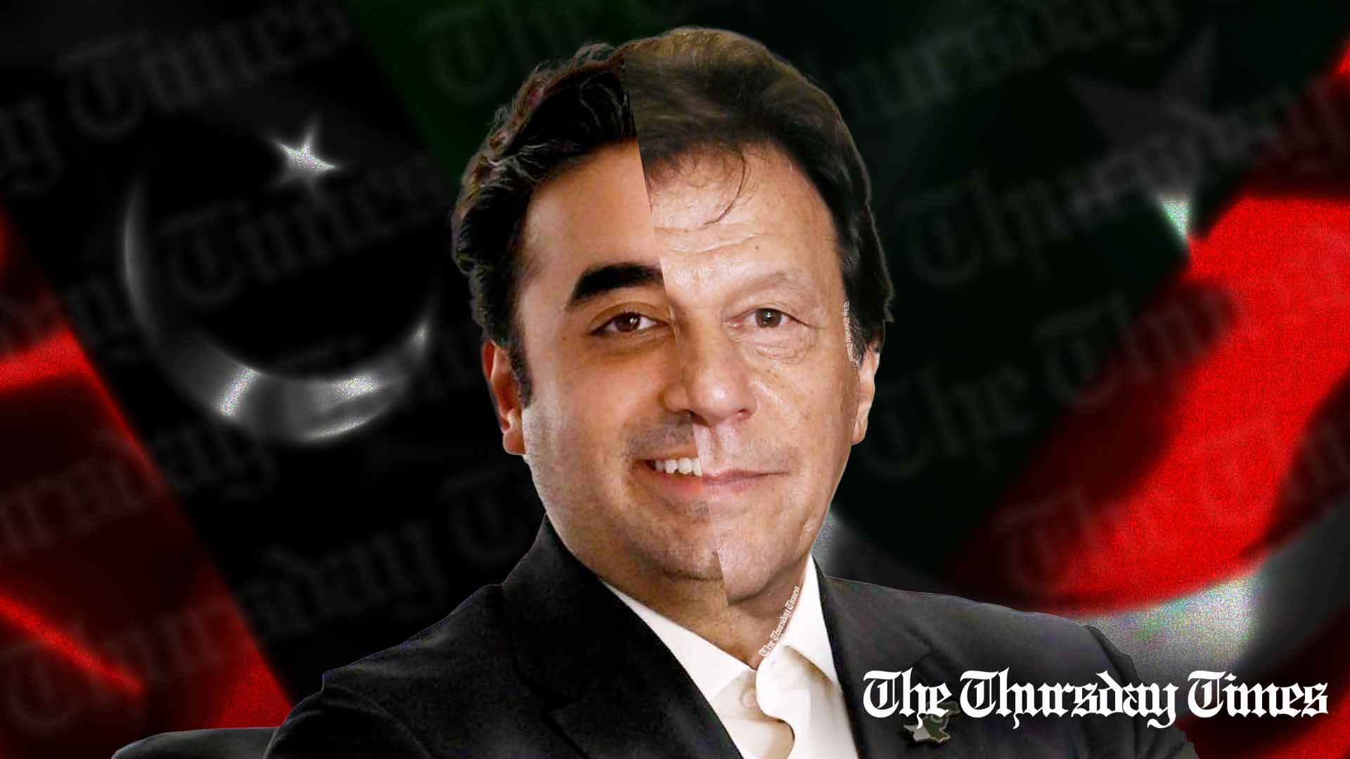 A merged photo is shown of PPP chair Bilawal Bhutto-Zardari and incarcerated PTI founder Imran Khan. — FILE/THE THURSDAY TIMES
