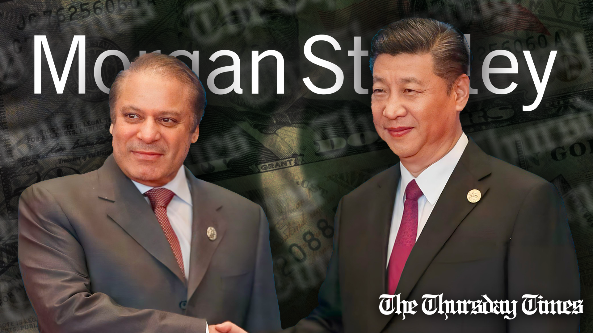A file photo is shown of PML(N) supremo Nawaz Sharif (L) with Chinese president Xi Jinping at Beijing on May 15, 2017. — FILE/THE THURSDAY TIMES