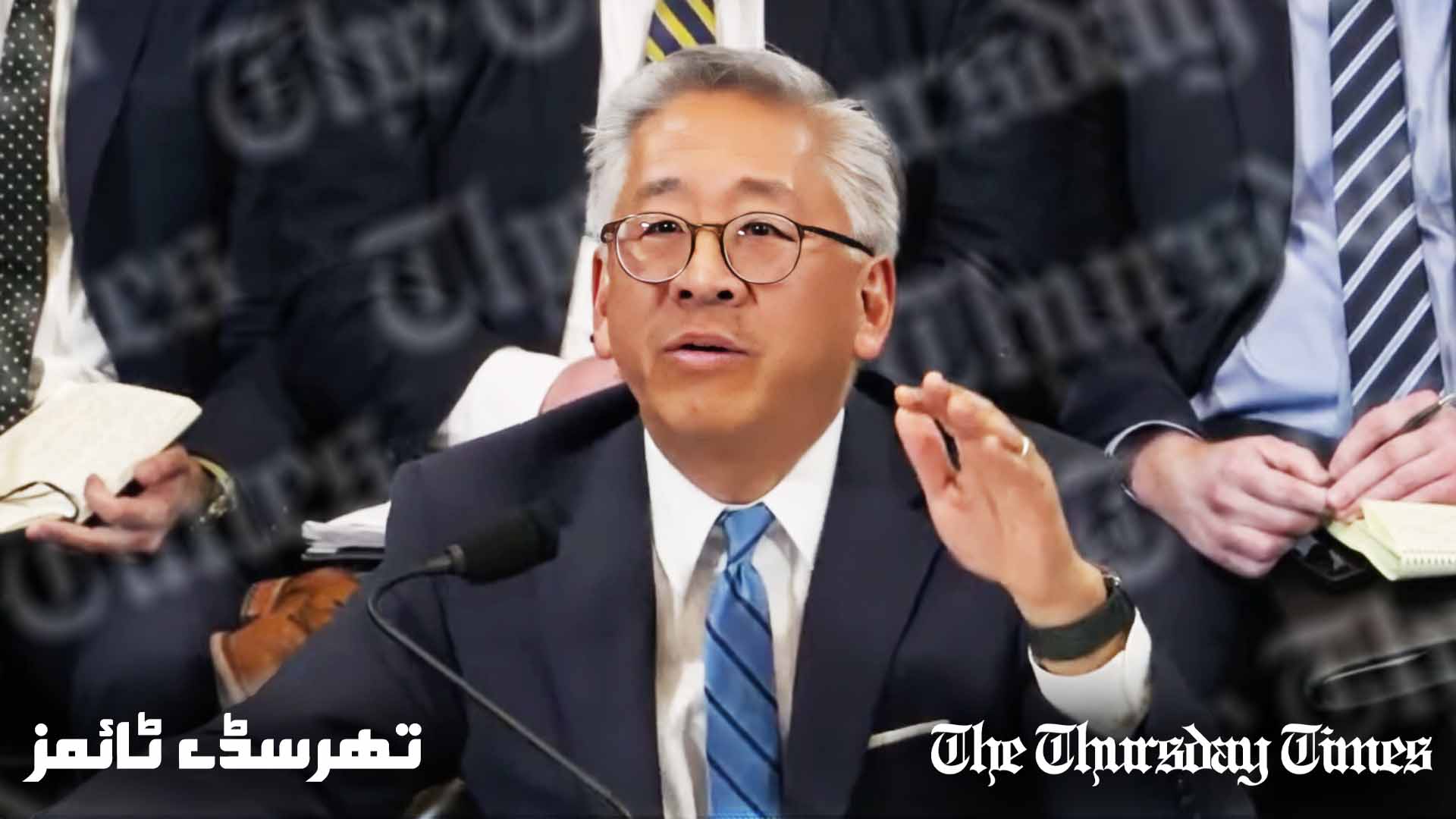 A file photo is shown of U.S. Assistant Secretary of State Donald Lu at a U.S. House Committee on Foreign Affairs hearing at Washington, D.C. on March 20, 2024. — FILE/THE THURSDAY TIMES