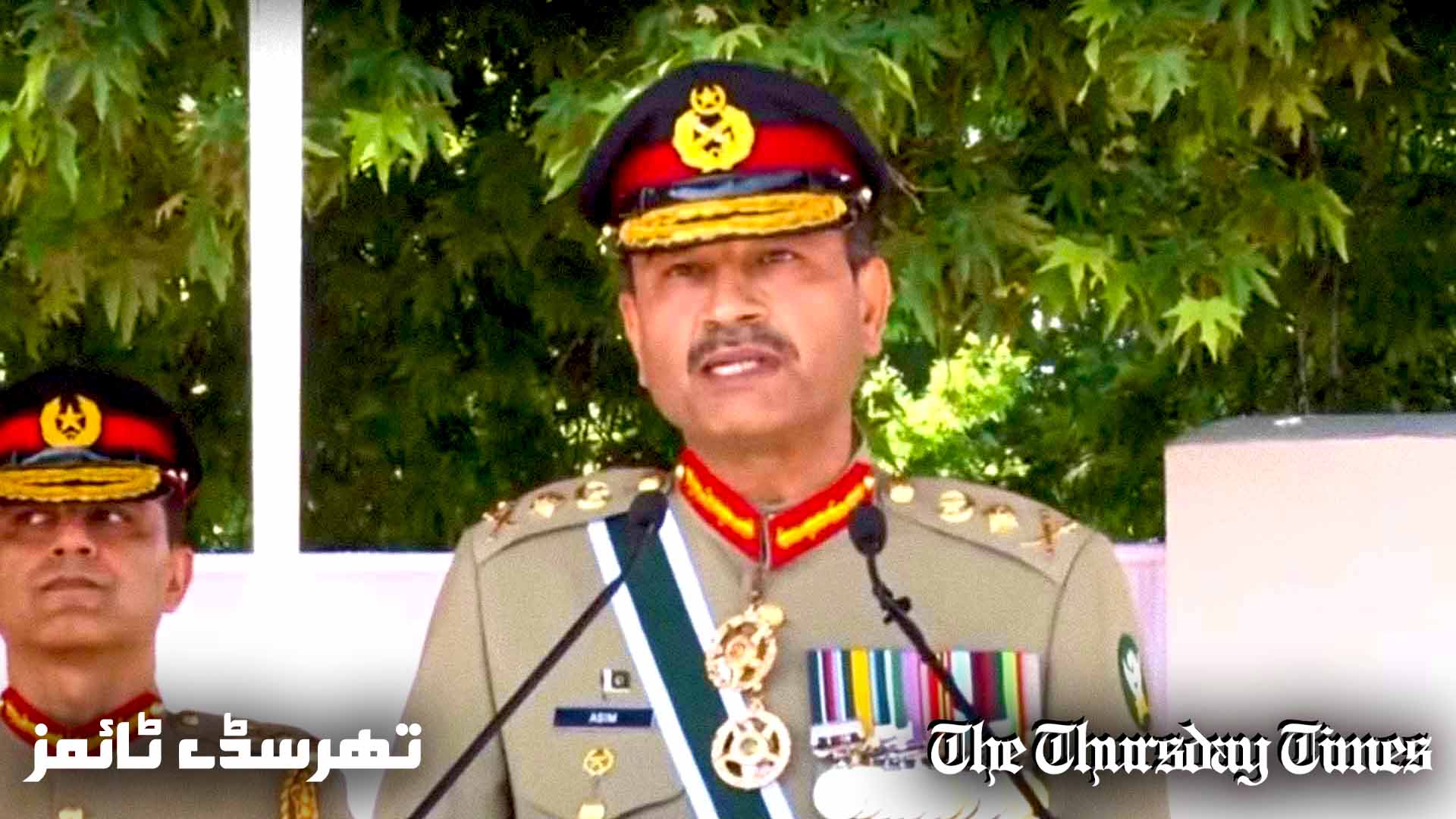 A file photo is shown of COAS General Asim Munir. — FILE/THE THURSDAY TIMES